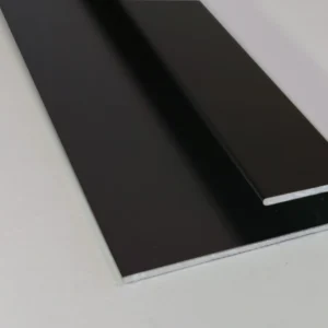 10 mm Alumínium Záró Profil Fekete