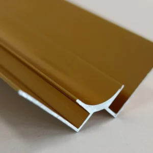 12 mm Alumínium Belső Ív Takaró Profil Arany