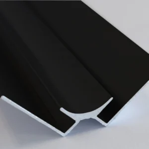 12 mm Alumínium Belső Ív Takaró Profil Fekete