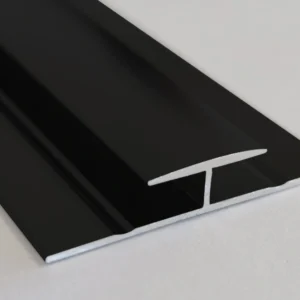 13 mm Alumínium H profil Fekete