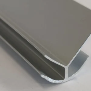 16 mm Alumínium Külső Ív takaró Profil Ezüst