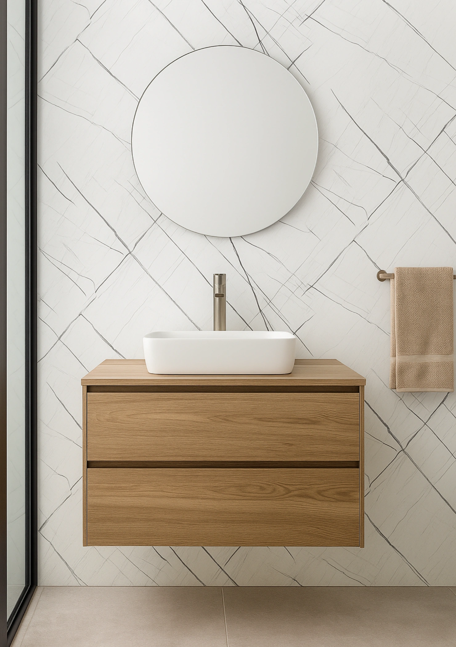 Sahara White PVC Falpanel Referencia